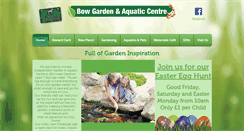 Desktop Screenshot of bowgardencentre.co.uk